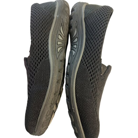 Skechers Reggae Fest Willow Black Relaxed Fit Mesh Slip-On Shoes Size 7.5 Box - Picture 5 of 9